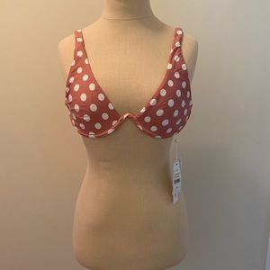 Pily Q Polka Dot underwire bikini top
